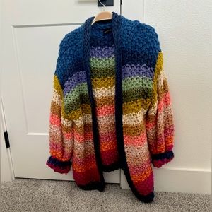 SAACHI rainbow cardigan